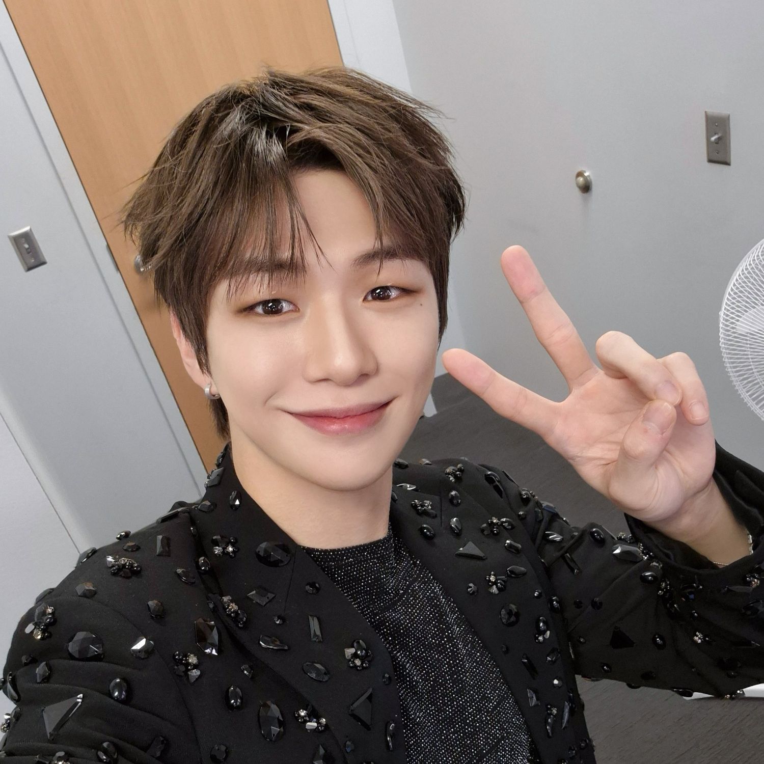 A moment captured by Kang Daniel's fan