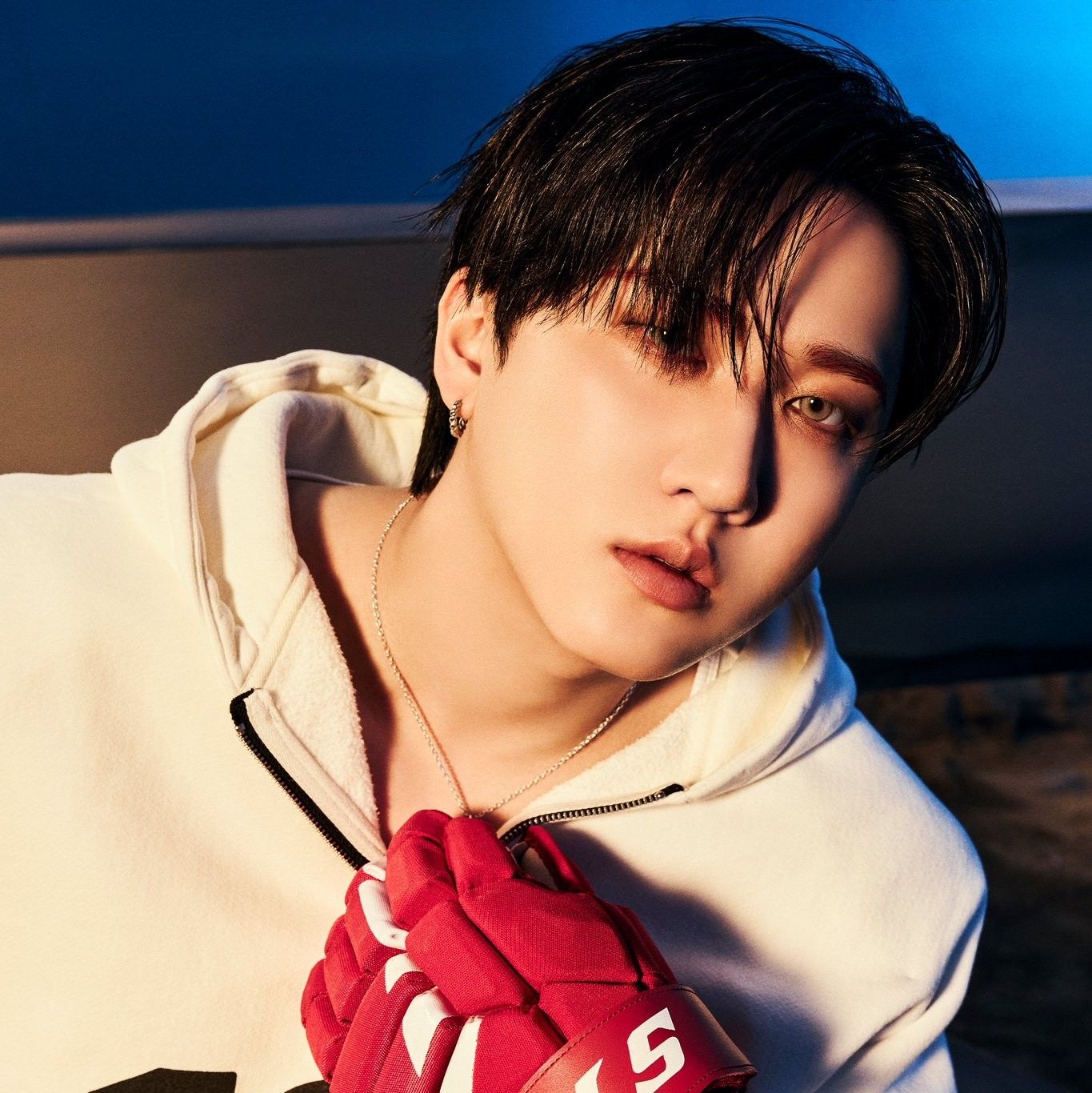 Recent activity shot of Changbin (Stray Kids)