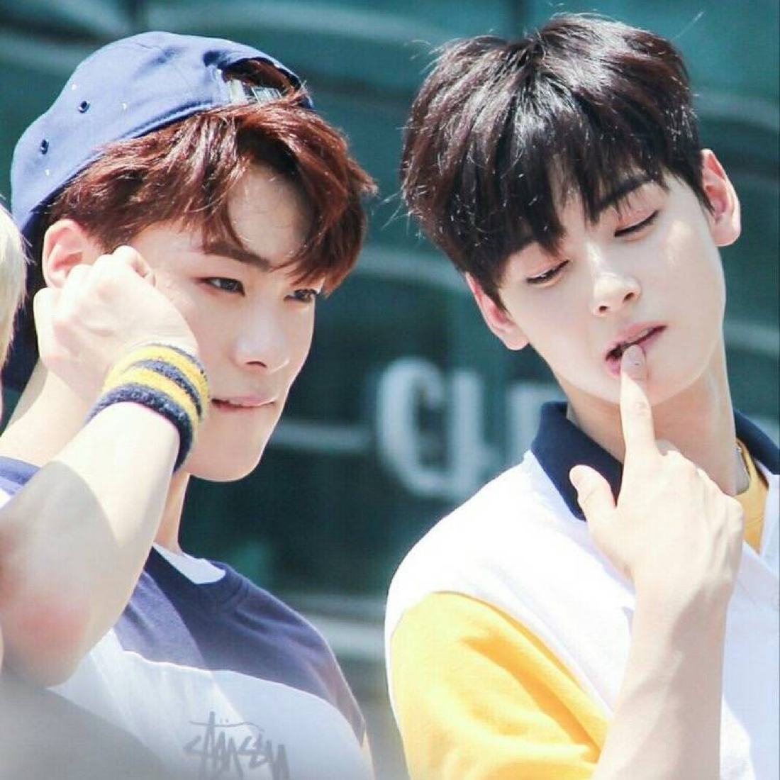 A moment captured by Moonbin (ASTRO)'s fan