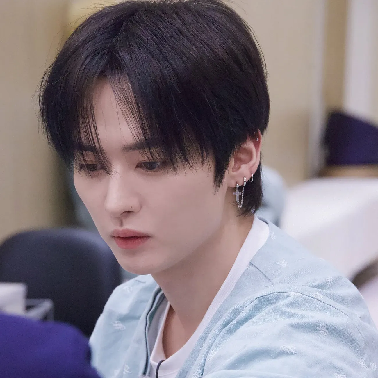 A moment captured by Lee Know (Stray Kids)'s fan