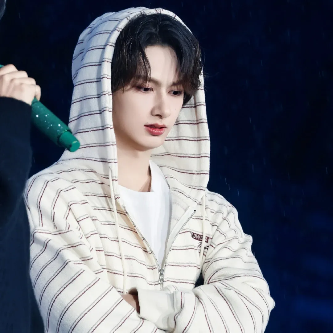 A moment captured by Jun (SEVENTEEN)'s fan