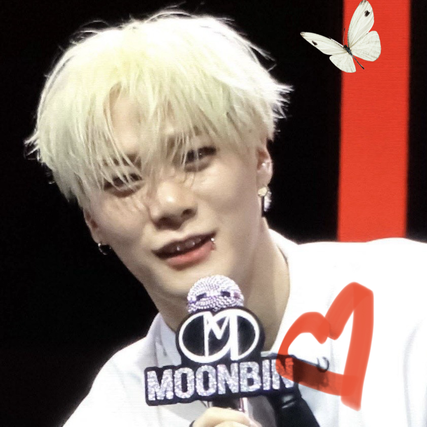 Recent activity shot of Moonbin (ASTRO)
