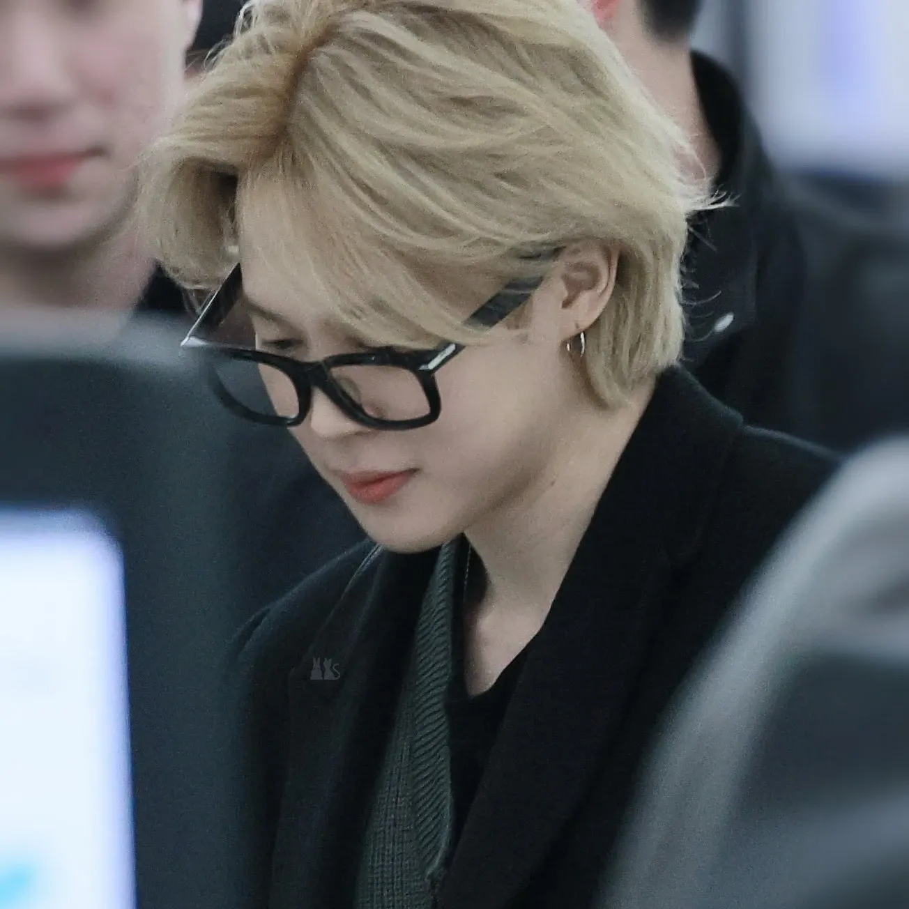 A moment captured by Jimin (BTS)'s fan