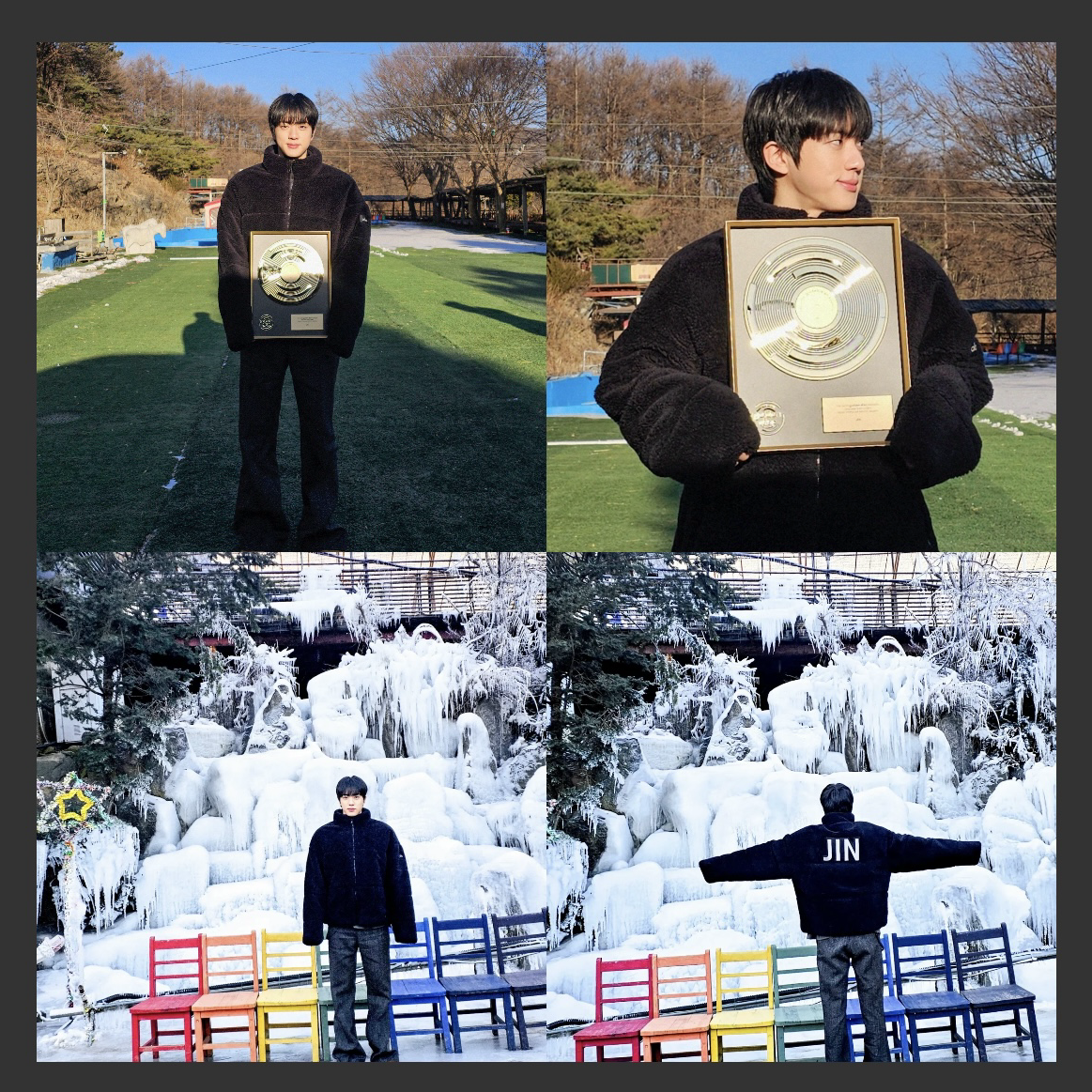 Foto aktivitas terbaru Jin (BTS)