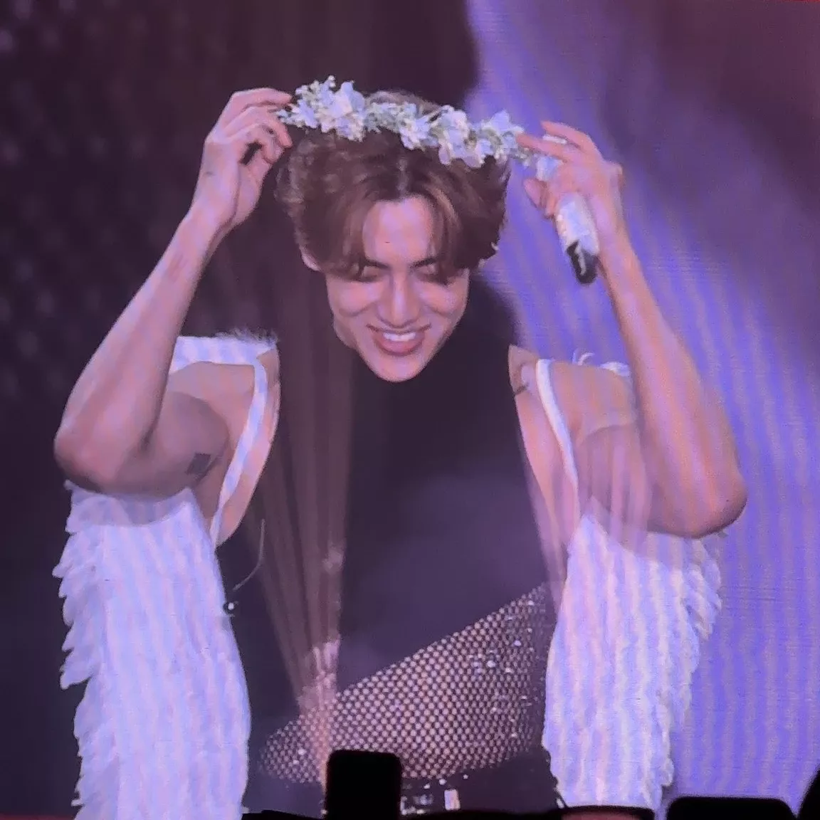 A moment captured by Bambam (GOT7)'s fan