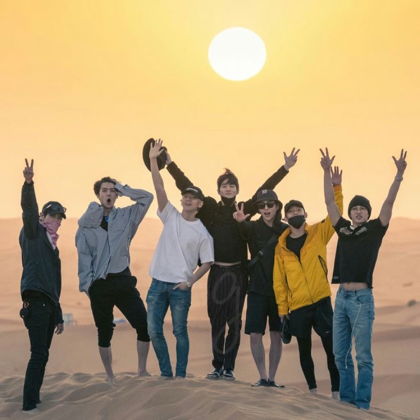 EXO의 비하인드 컷