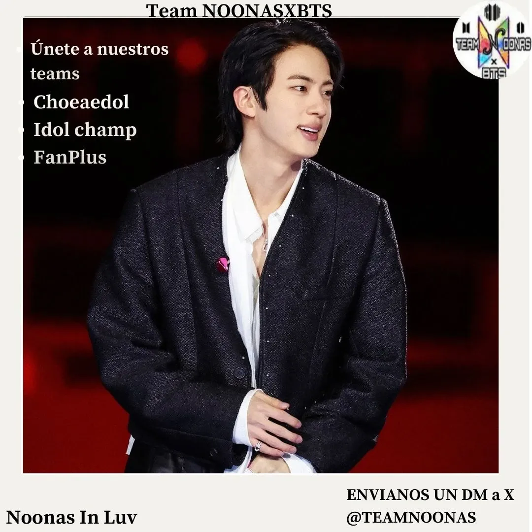 Latest photo of Jin (BTS)