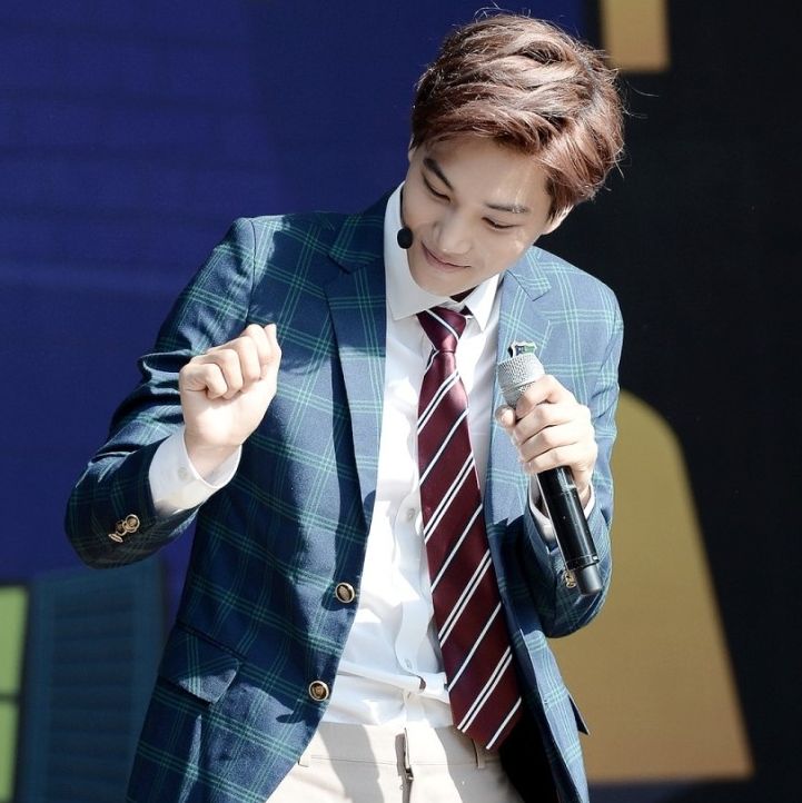 Recent activity shot of Kai (EXO)