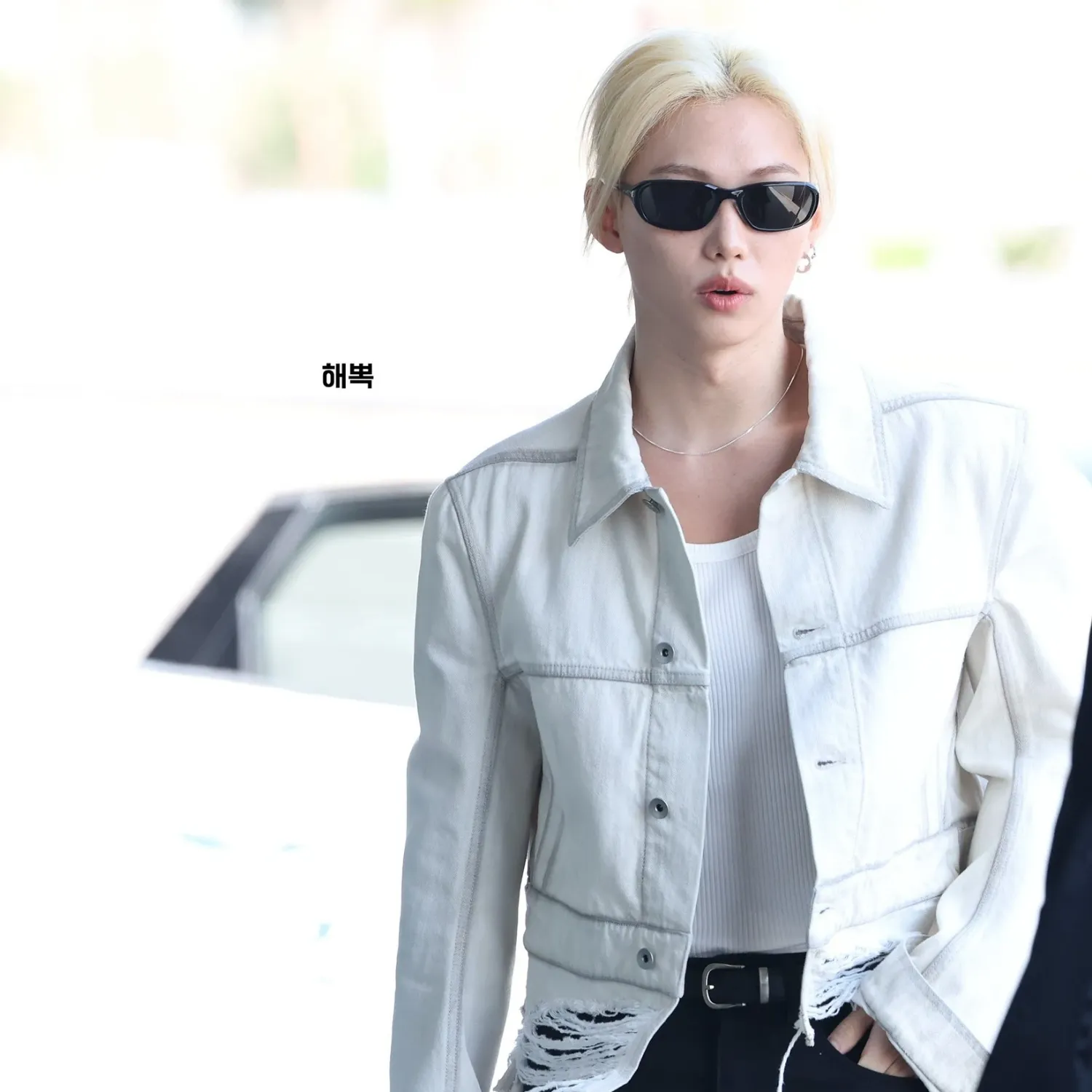 A moment captured by Felix (Stray Kids)'s fan