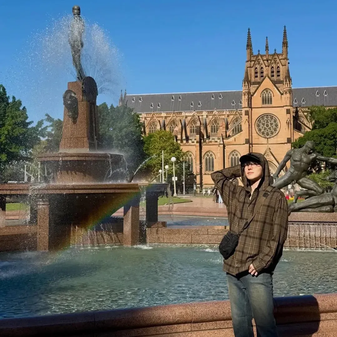 A moment captured by Yunho (ATEEZ)'s fan