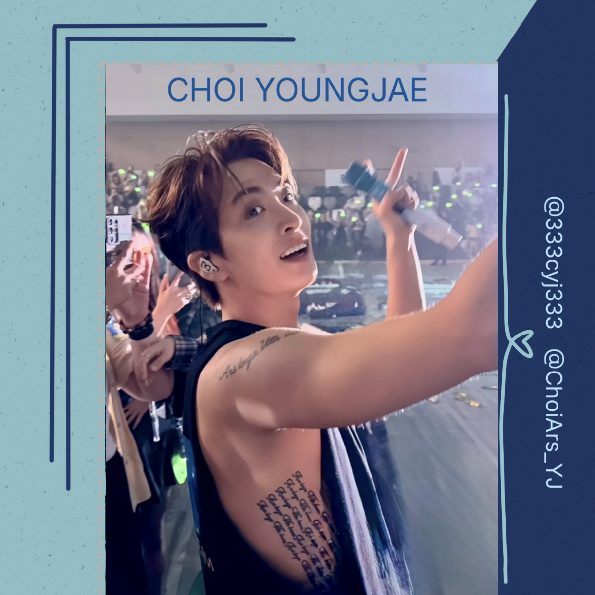 A moment captured by Youngjae (GOT7)'s fan