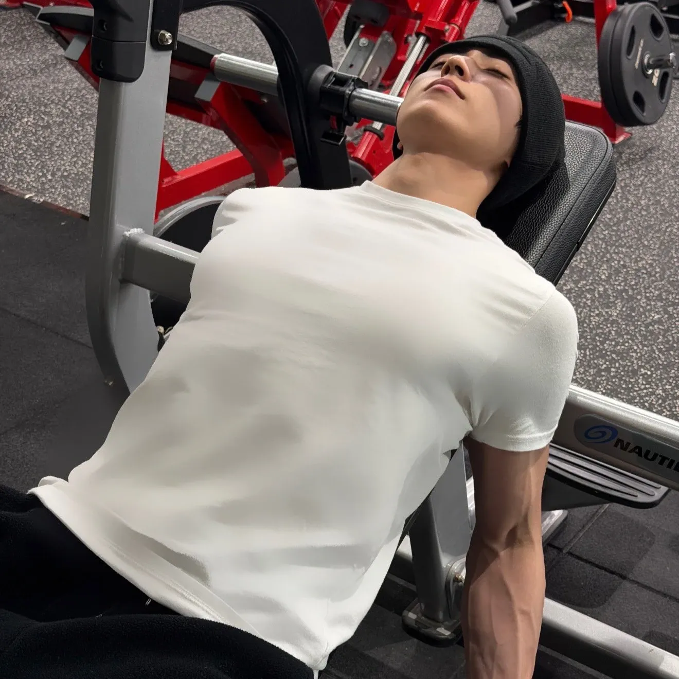 Recent activity shot of Yonghee (CIX)