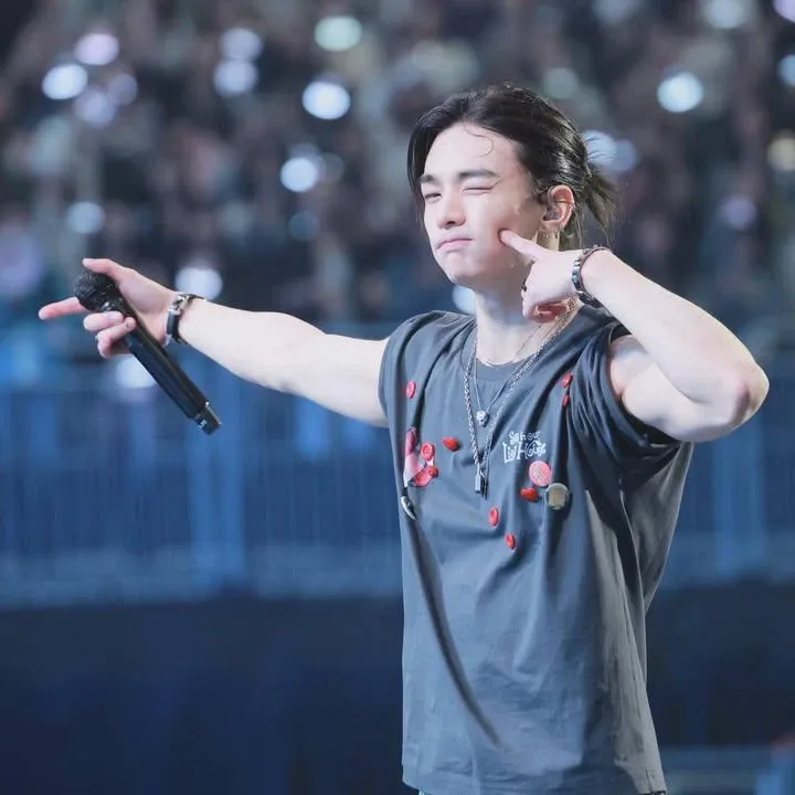 Recent activity shot of Hyunjin (Stray Kids)