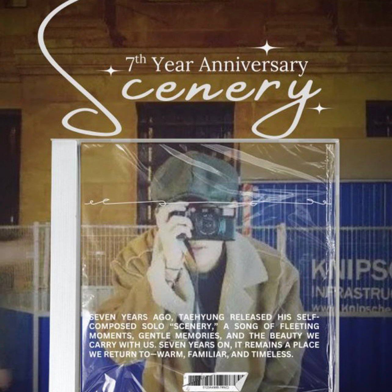 A moment captured by V (BTS)'s fan