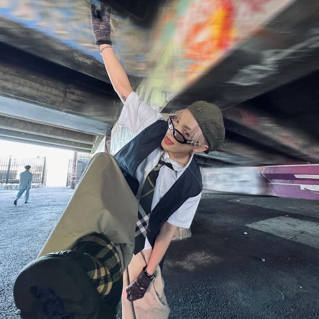 A moment captured by Hongjoong (ATEEZ)'s fan