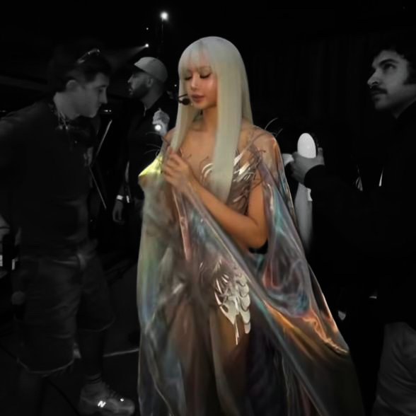 A moment captured by Lisa (BLACKPINK)'s fan