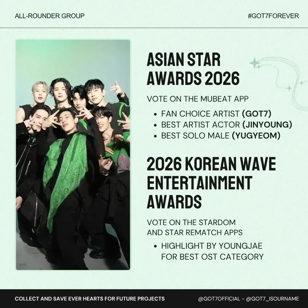 GOT7的最新活动照片