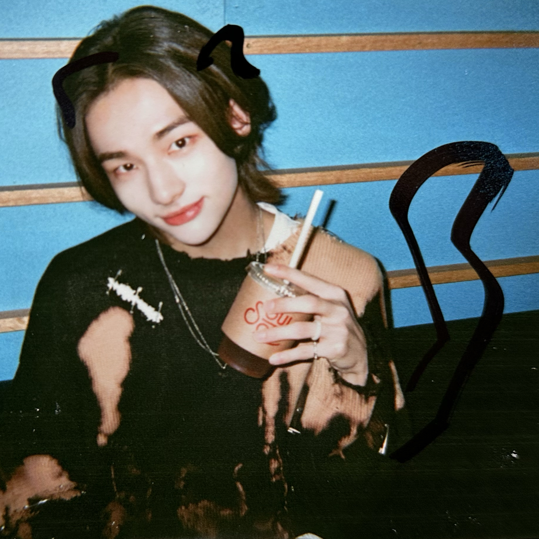 Behind-the-scenes cut of Hyunjin (Stray Kids)