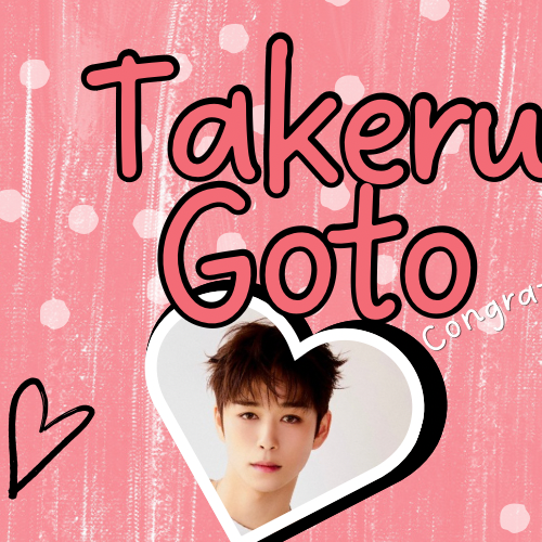 A moment captured by Goto Takeru (INI)'s fan