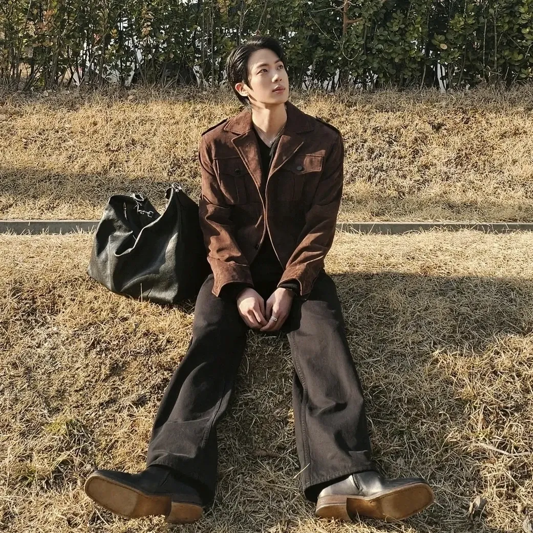 A moment captured by Jin (BTS)'s fan