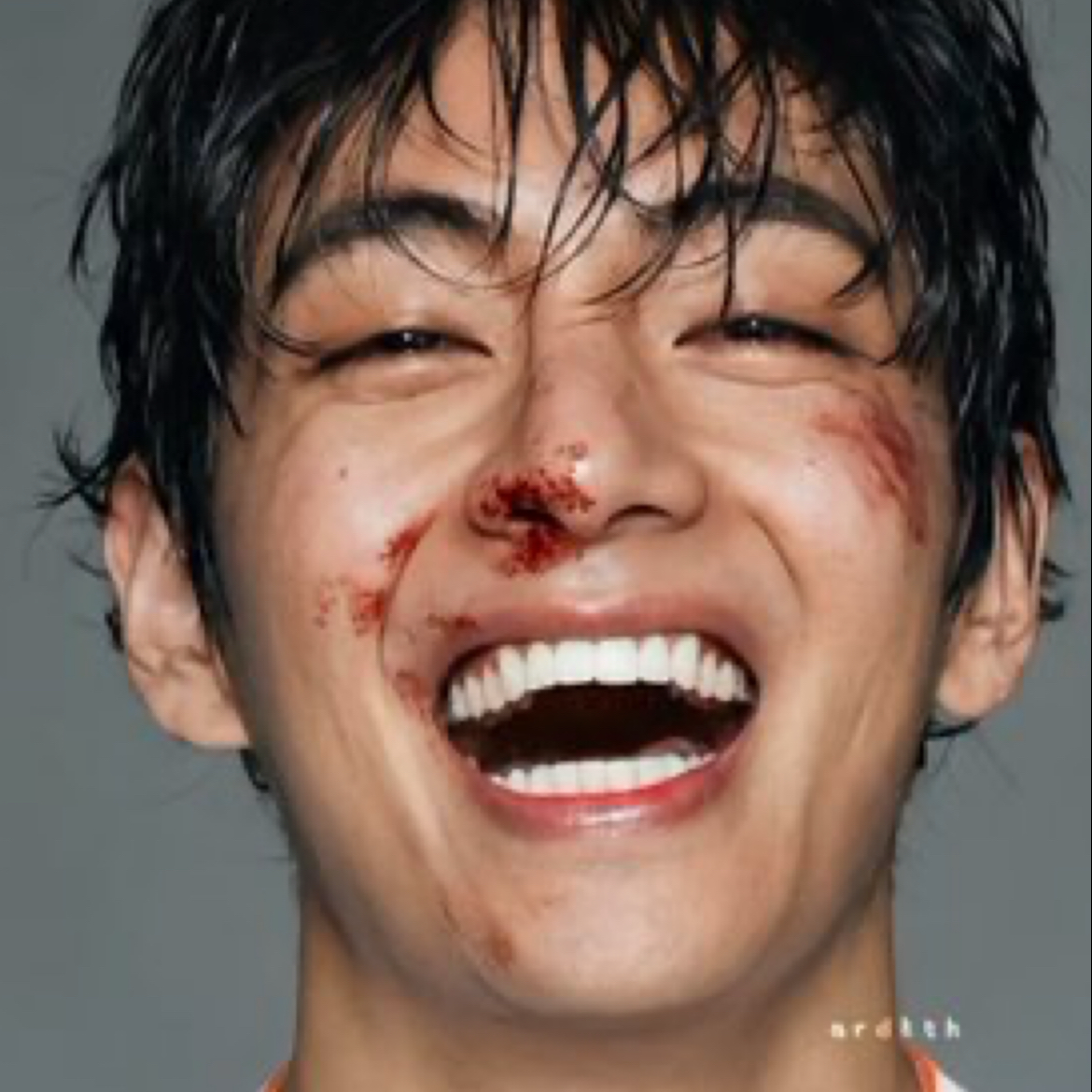 A moment captured by V (BTS)'s fan