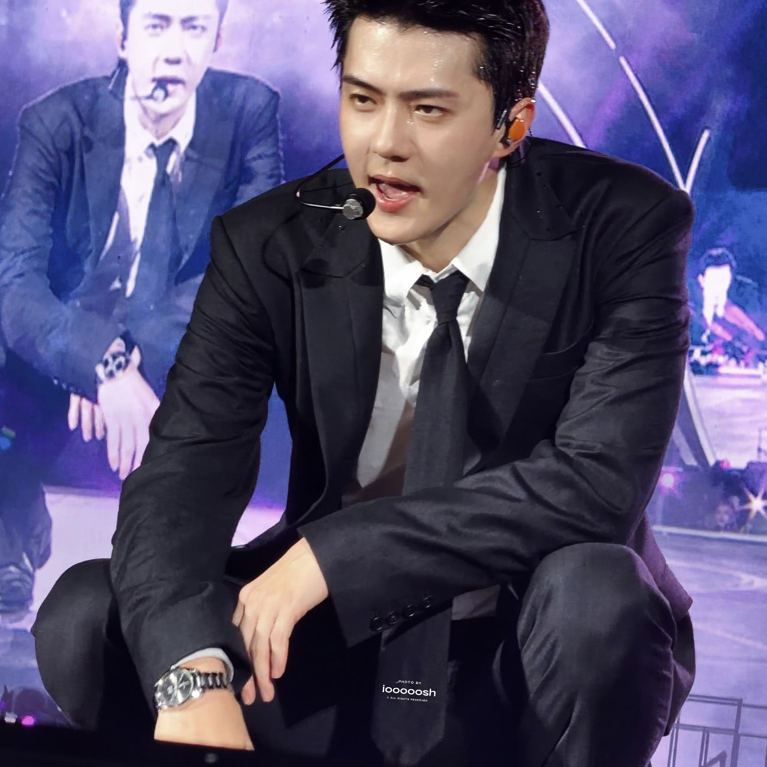 A moment captured by Sehun (EXO)'s fan