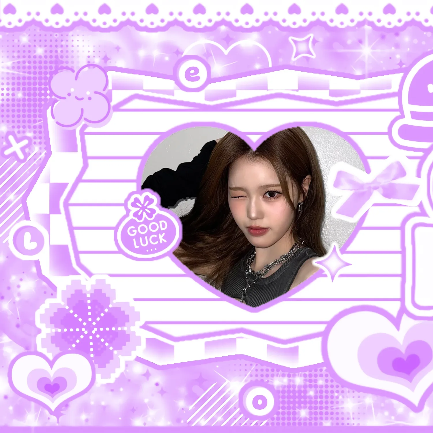 Behind-the-scenes cut of Jeong Saebi (izna)