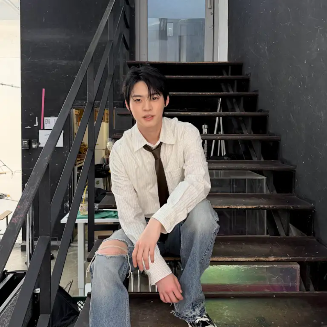 Recent activity shot of Hyojin (ONF)