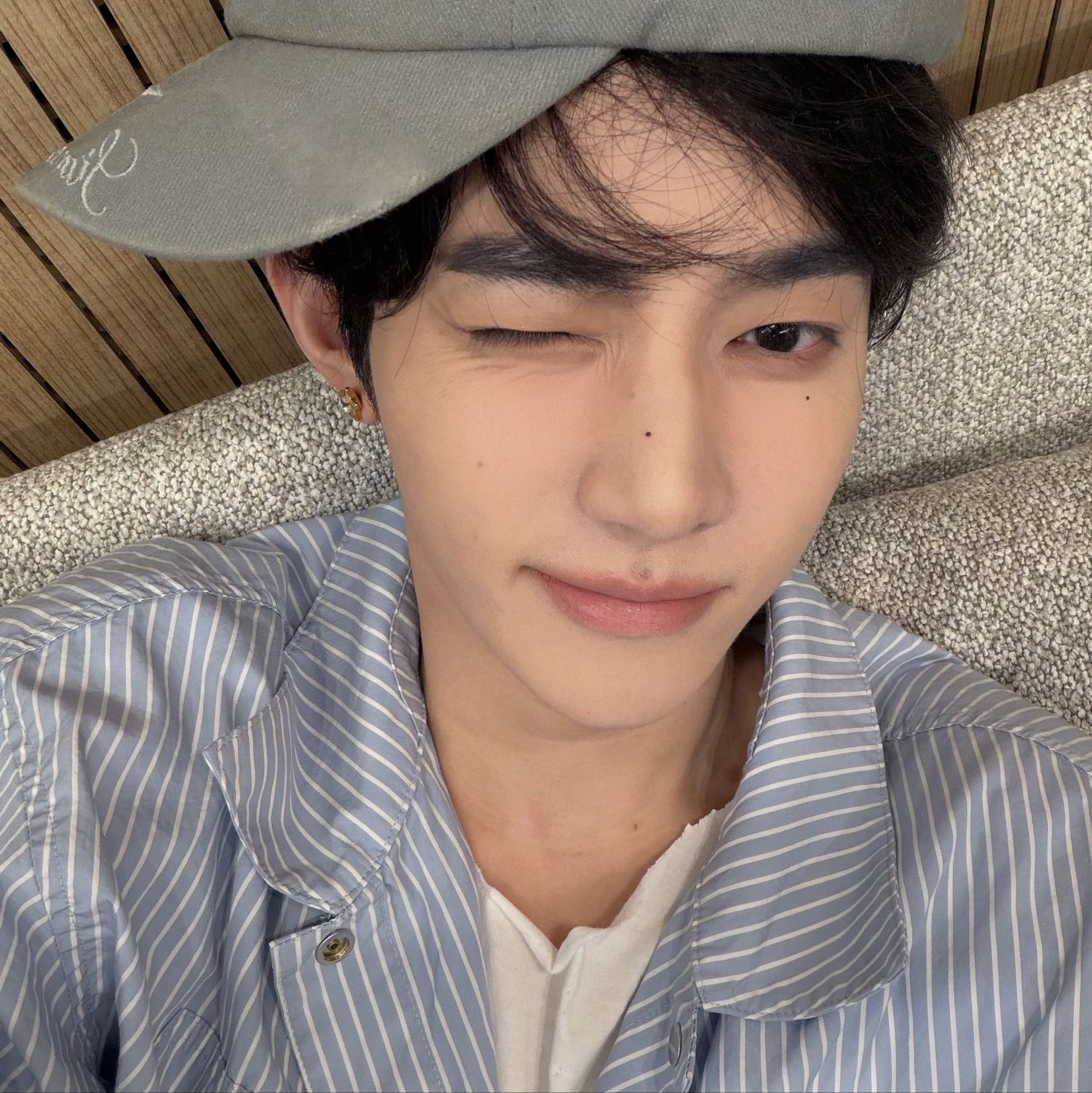 Recent activity shot of Zhang Hao (ZEROBASEONE)