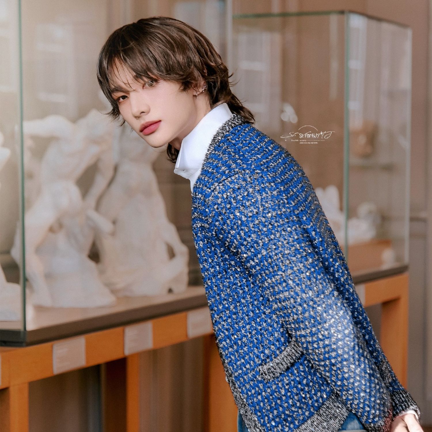 A moment captured by Hyunjin (Stray Kids)'s fan