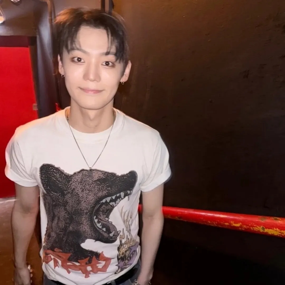 Recent activity shot of Chan (A.C.E)