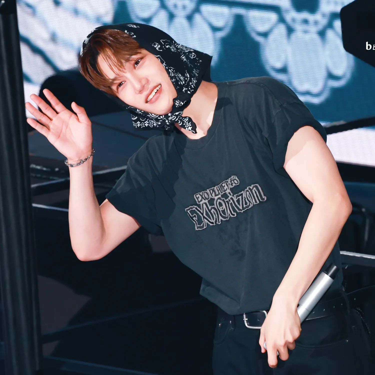 Momen yang diabadikan oleh penggemar Kai (EXO)