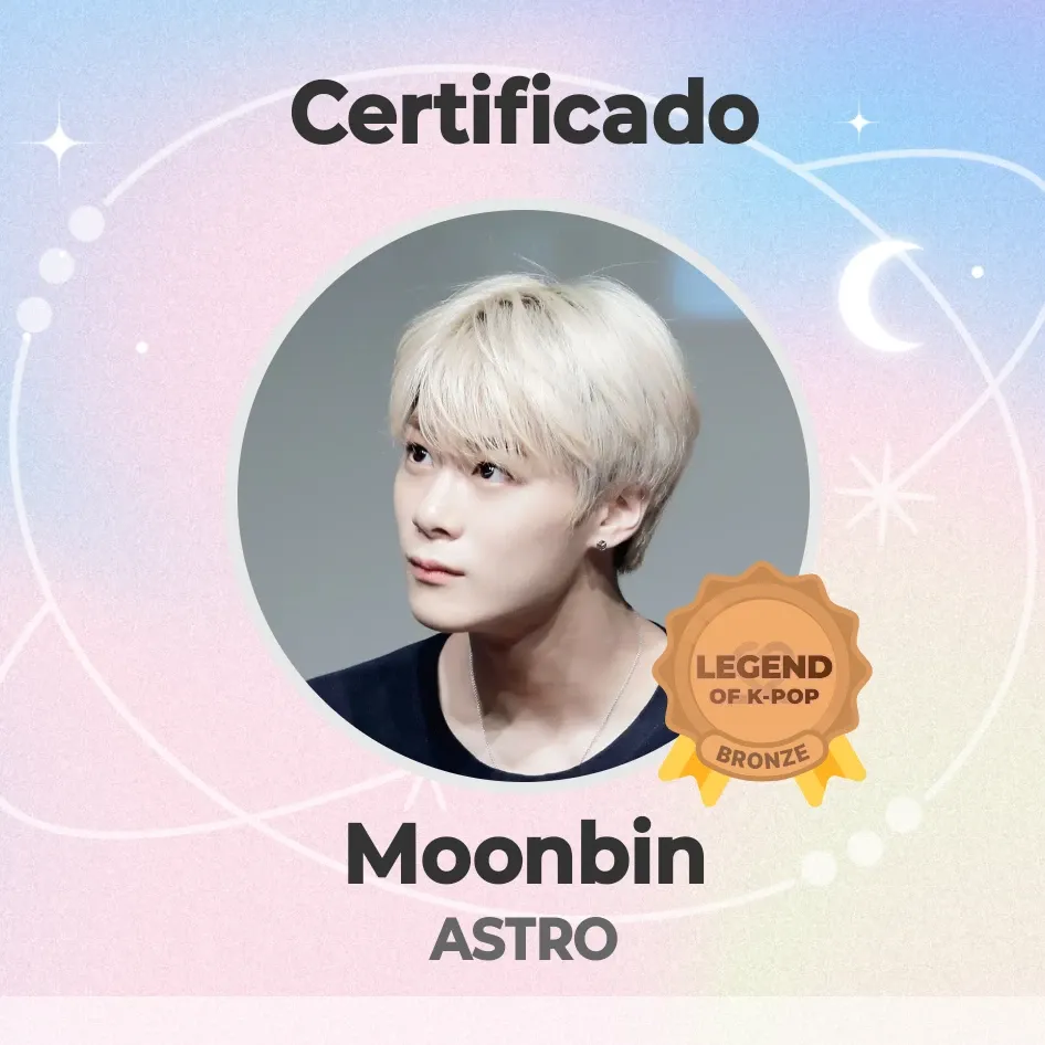 Recent activity shot of Moonbin (ASTRO)