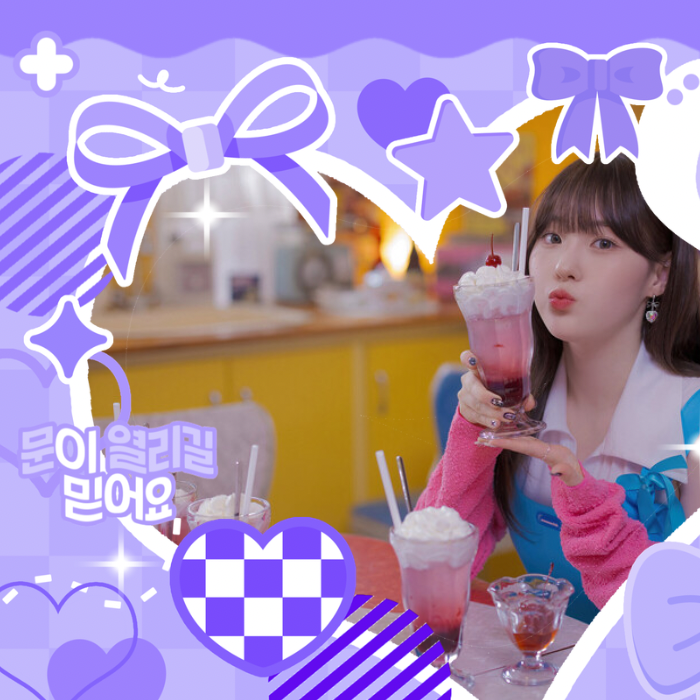 A moment captured by Kim Chaehyun (Kep1er)'s fan