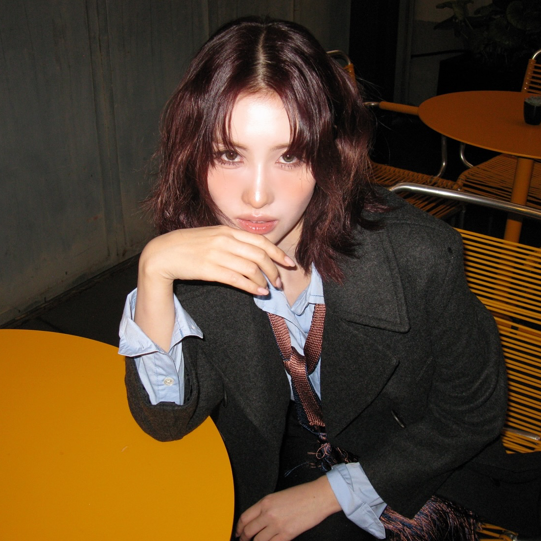 Recent activity shot of Momo (TWICE)