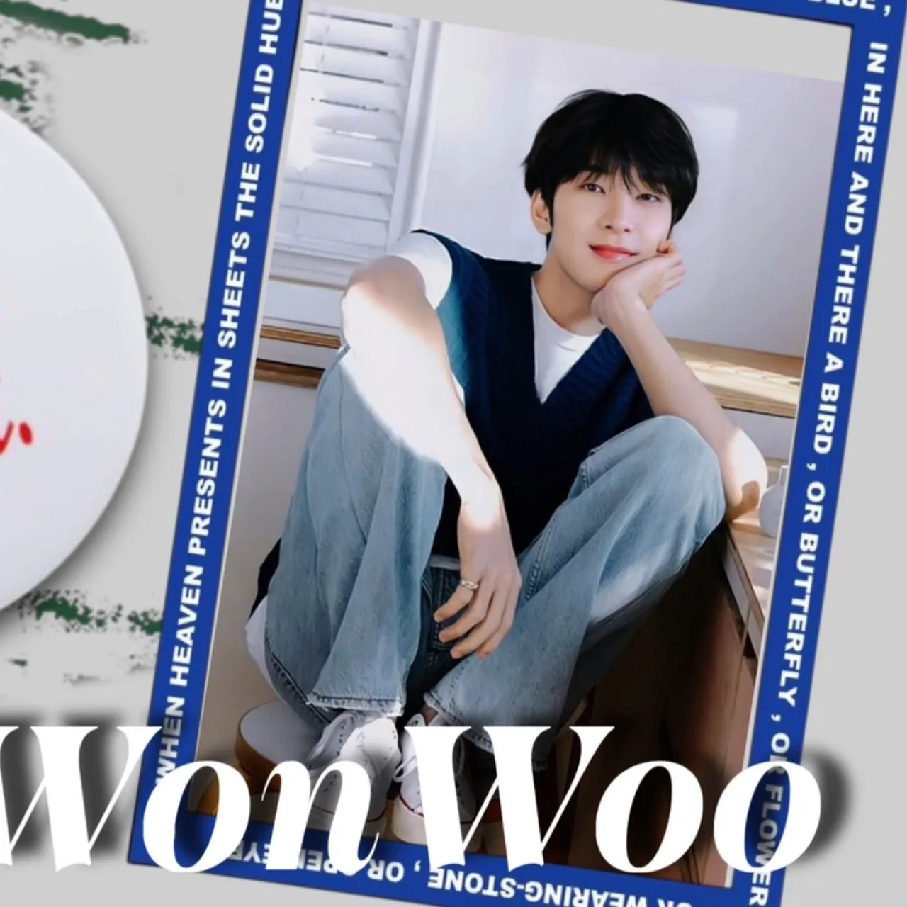 A moment captured by Wonwoo (SEVENTEEN)'s fan