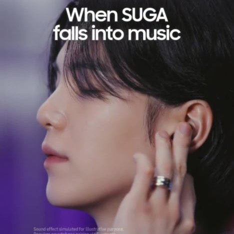 A moment captured by SUGA (BTS)'s fan