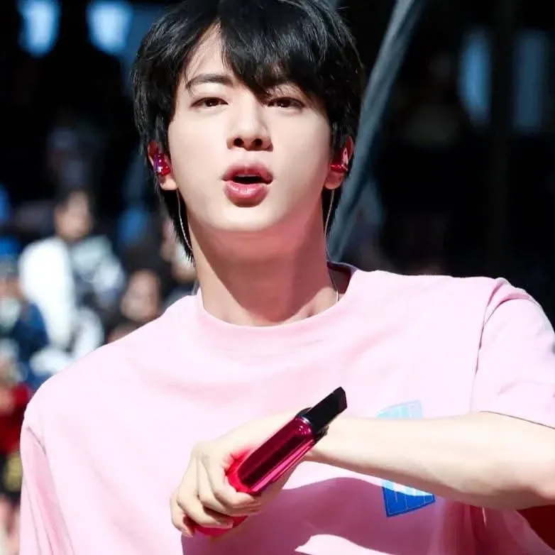 Recent activity shot of Jin (BTS)