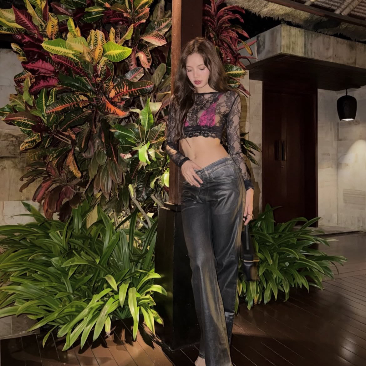 Recent activity shot of Lisa (BLACKPINK)