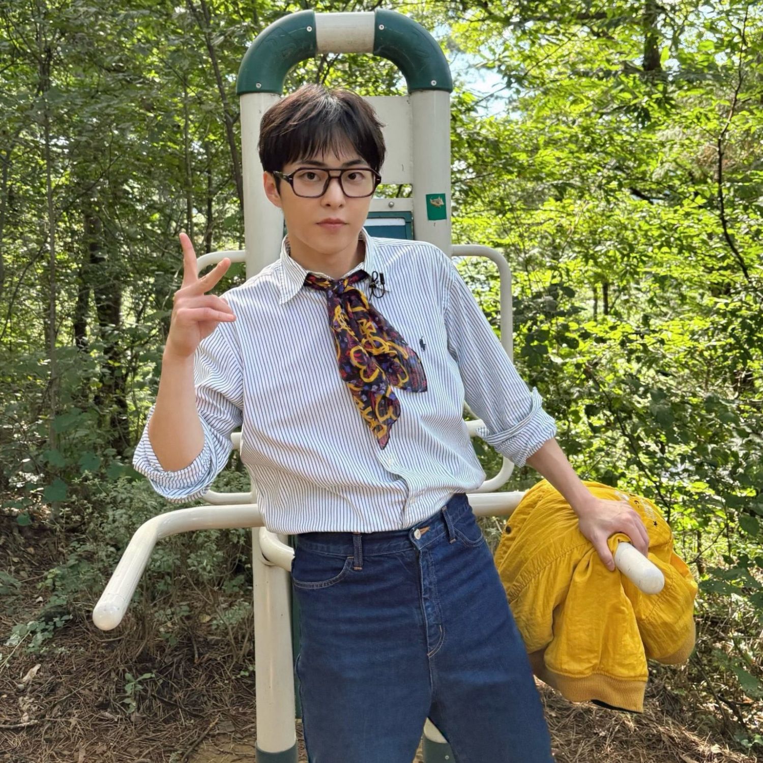 Recent activity shot of Xiumin (EXO)