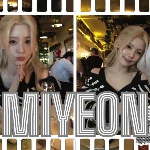Behind-the-scenes cut of Miyeon (i-dle)