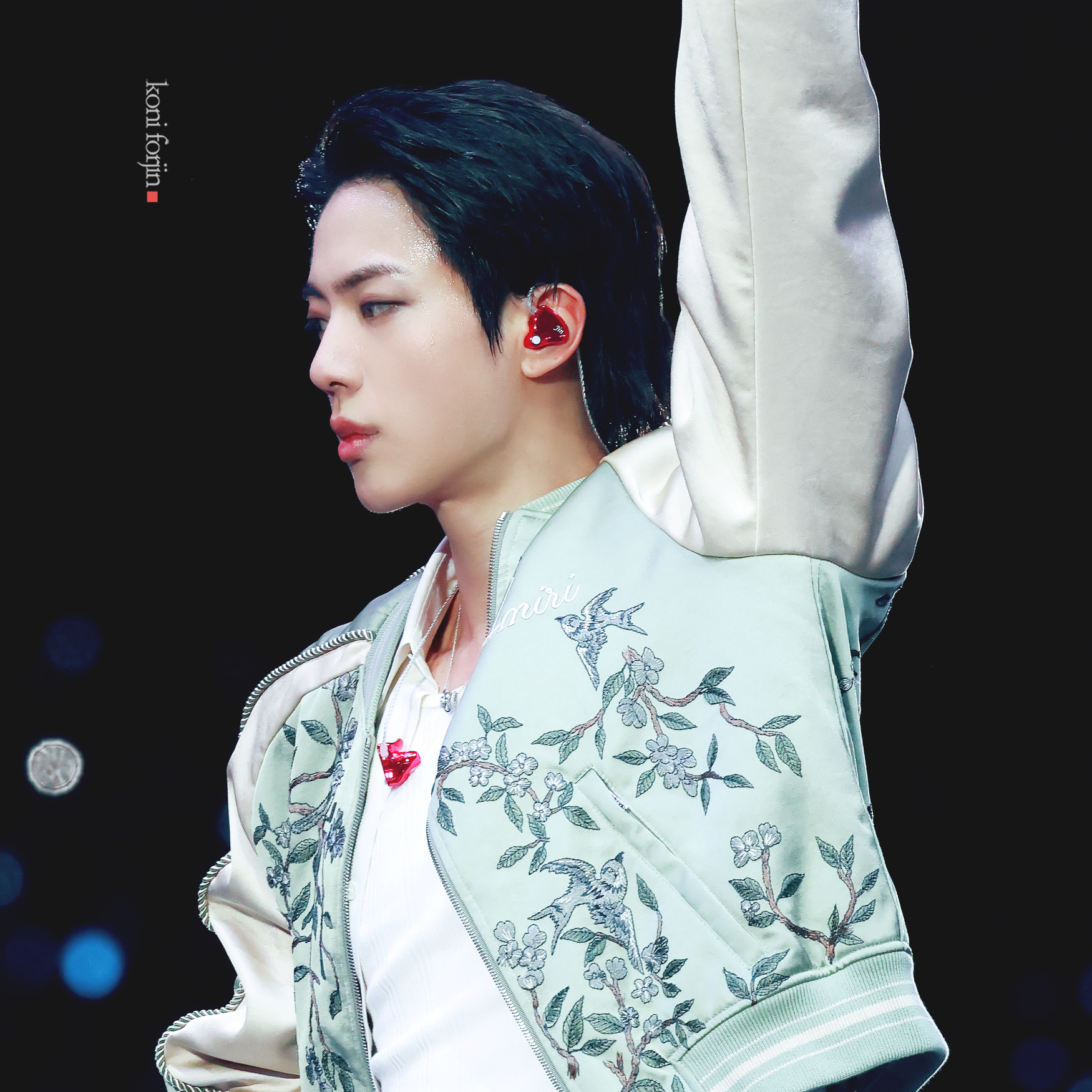 A moment captured by Jin (BTS)'s fan