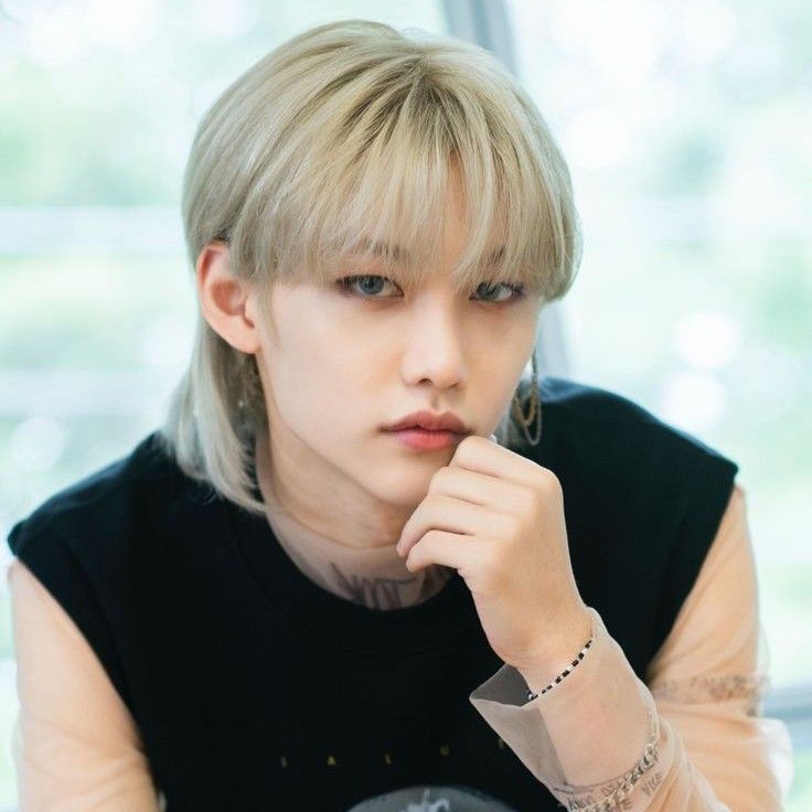 Recent activity shot of Felix (Stray Kids)