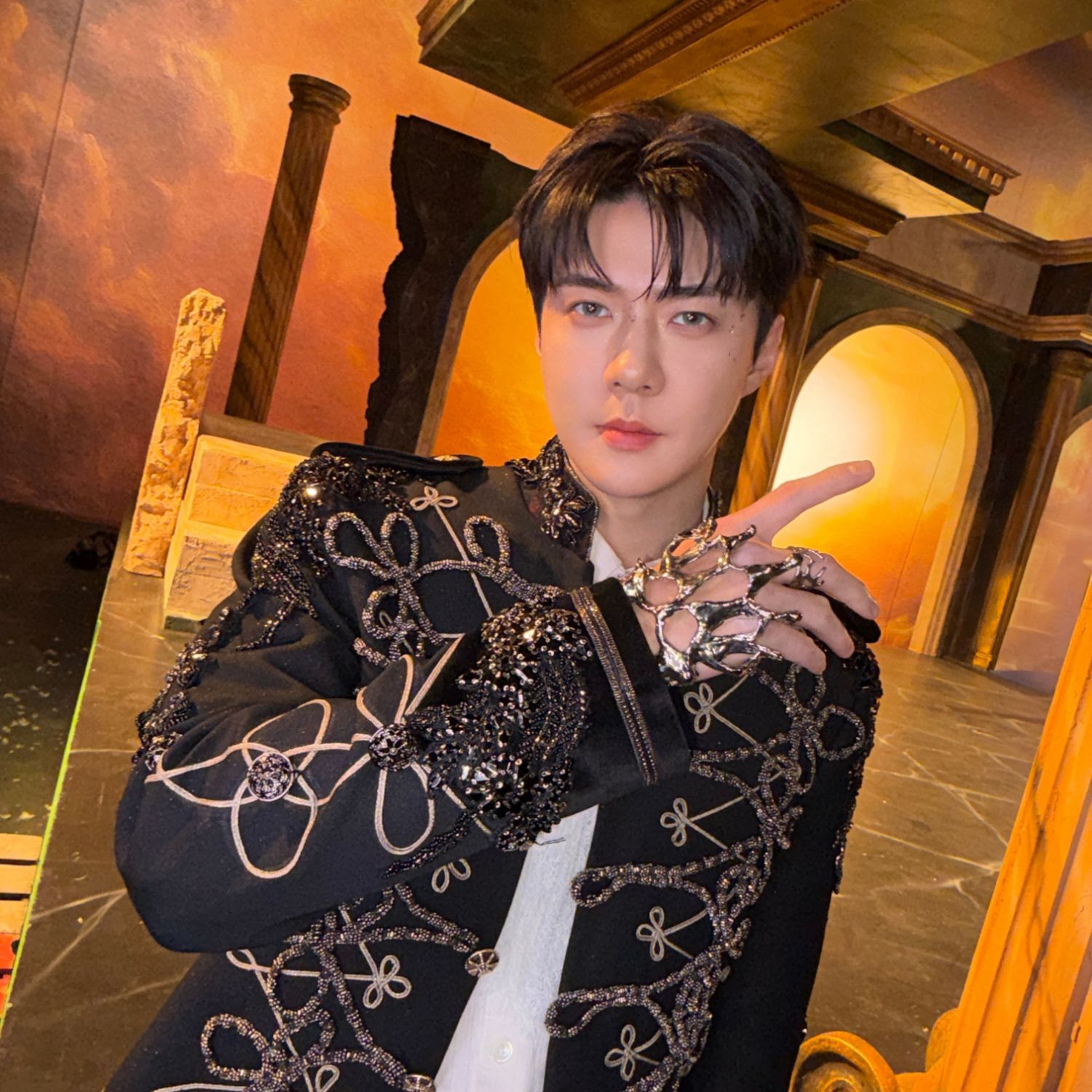 A moment captured by Sehun (EXO)'s fan