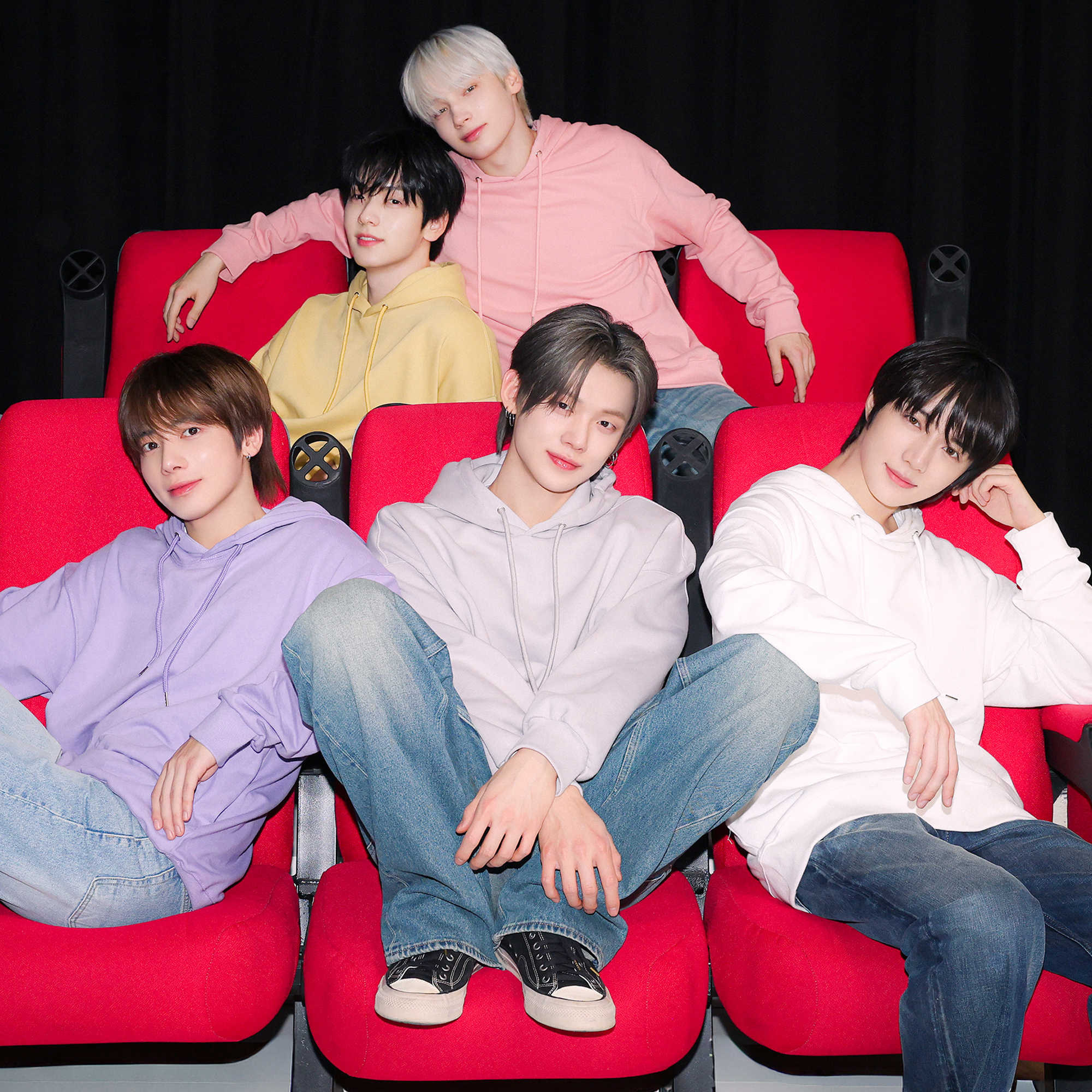 A moment captured by TOMORROW X TOGETHER's fan