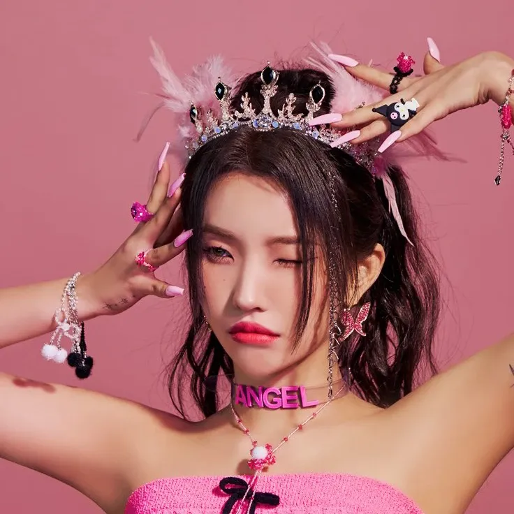 A moment captured by Soyeon (i-dle)'s fan