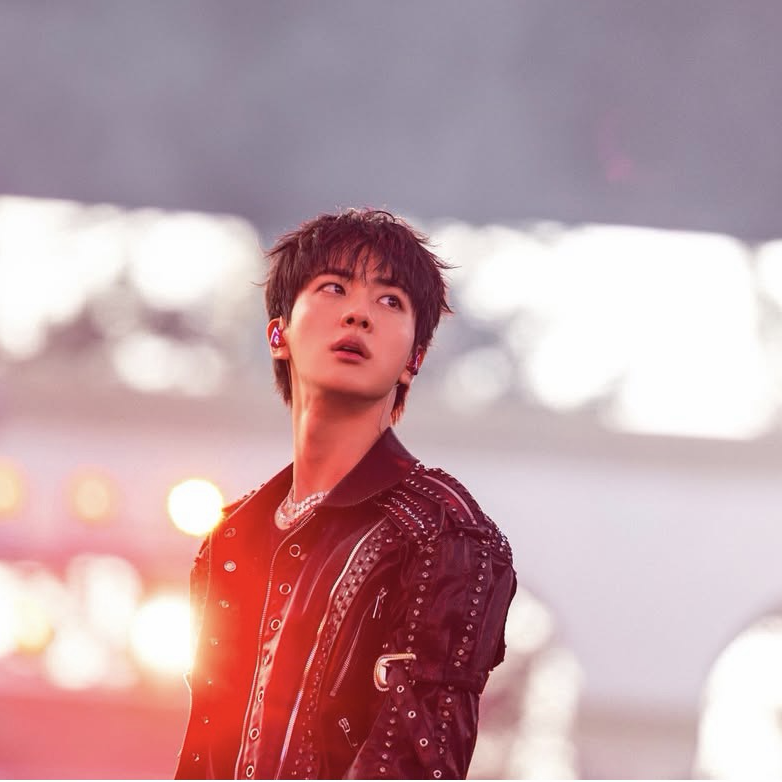 A moment captured by Jin (BTS)'s fan