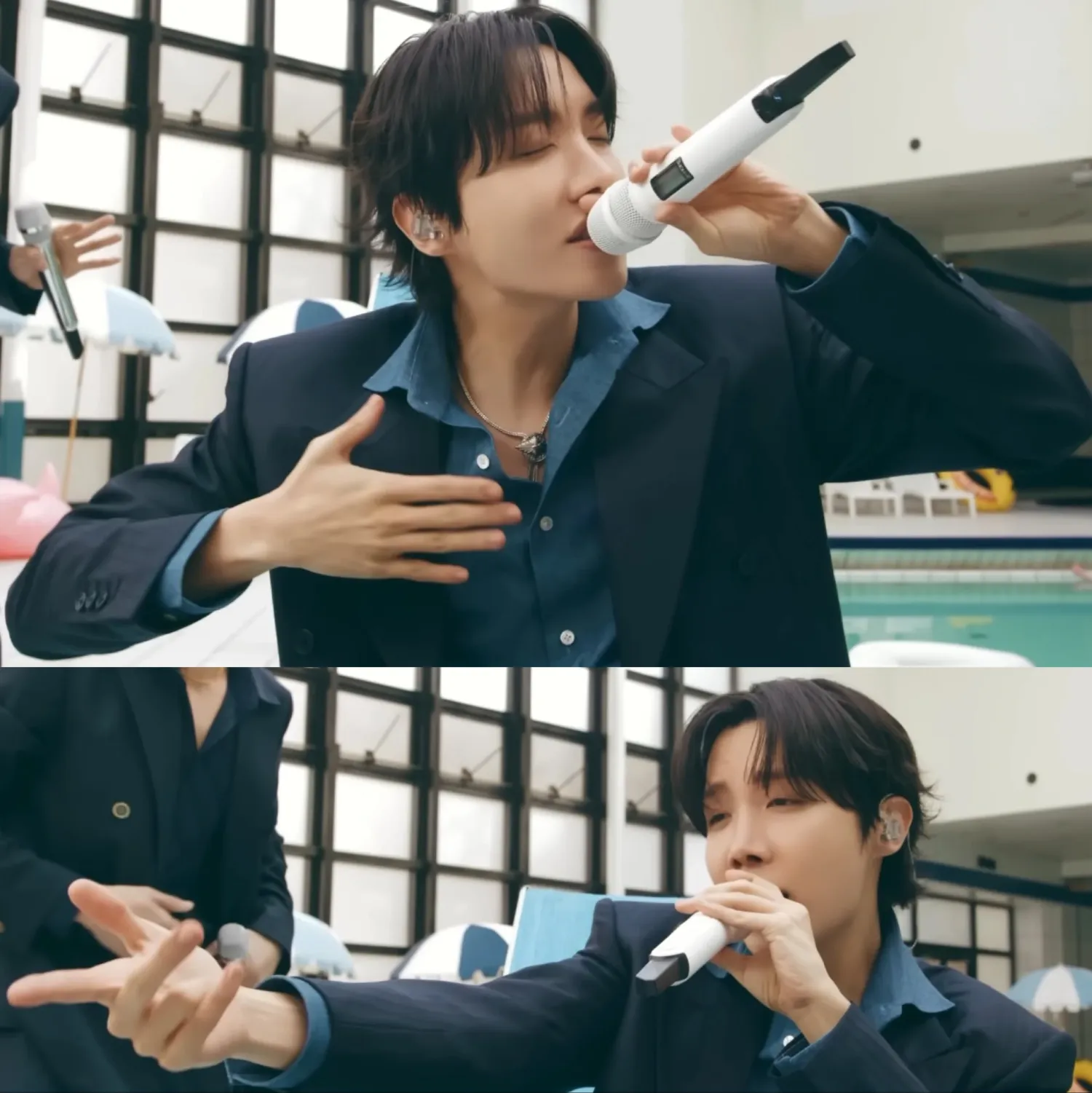 A moment captured by j-hope (BTS)'s fan