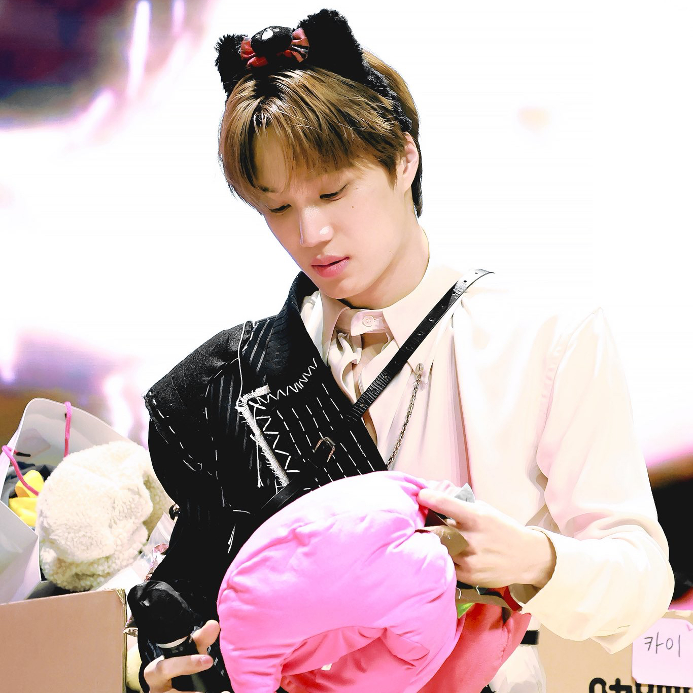 Recent activity shot of Kai (EXO)