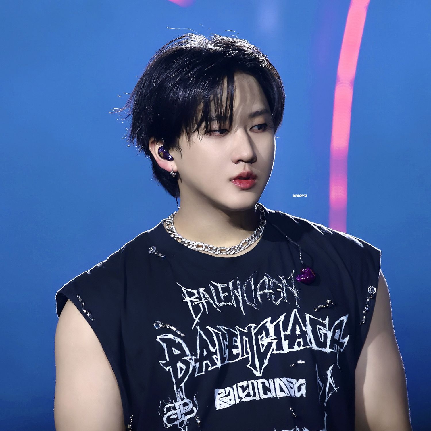 Recent activity shot of Changbin (Stray Kids)